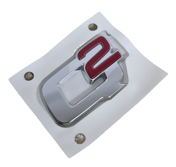 Badge 'Q2' Shiny Chrome- Alfa Romeo Stelvio 50557803