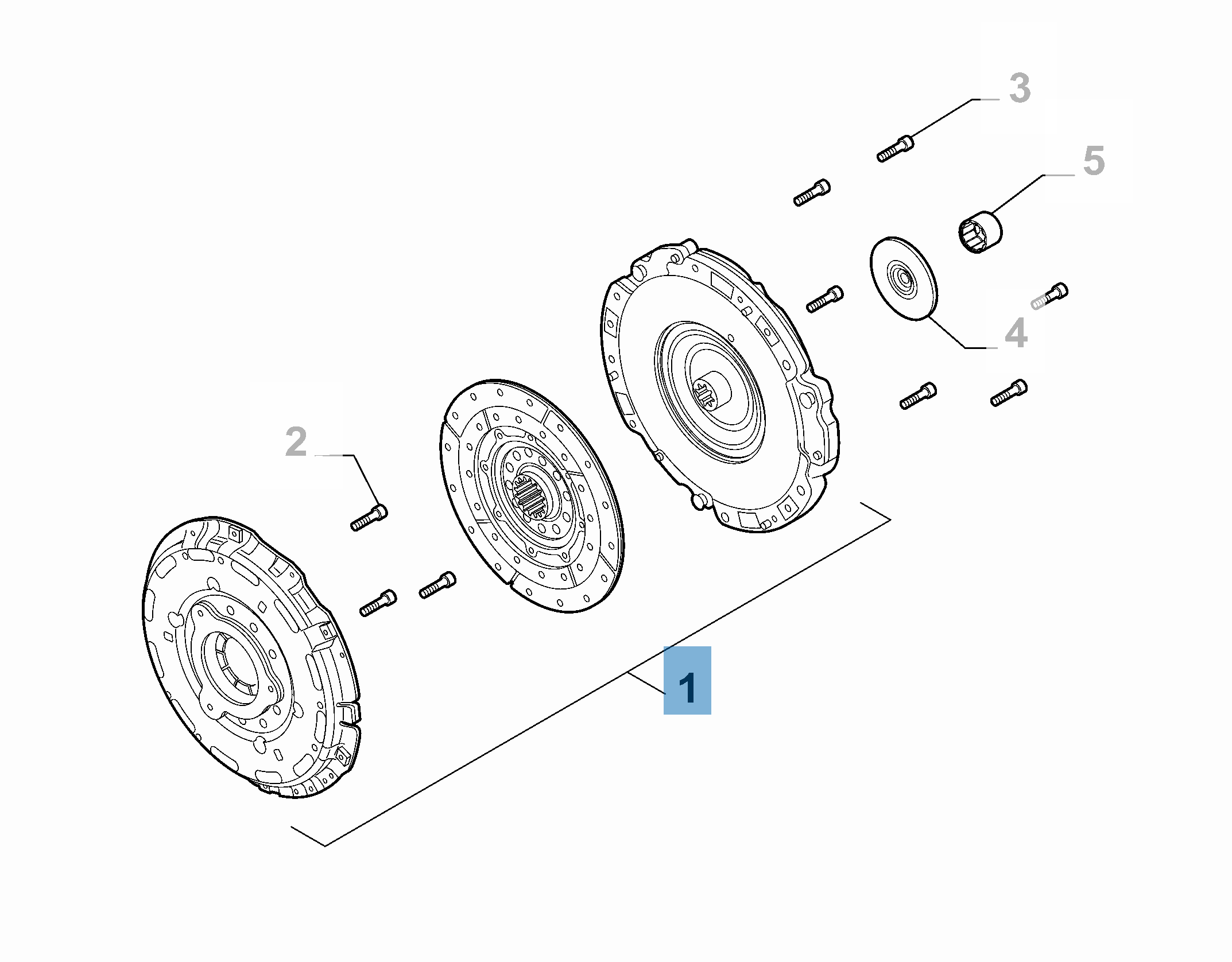 Clutch Kit (Flywheel, Clutch Disc And Pressure Plate) – Partsworld-UK 