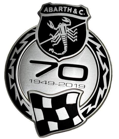 735715966 Badge '70th Anniversary' - 124 Abarth – Partsworld-UK