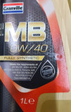 Granville FS-MB 0W/40 Engine Oil 1 Litre