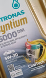PETRONAS Syntium 5000 DM 5W-30 5W30 Fully Synthetic Car Engine Oil - 1 Litre 1L