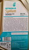 PETRONAS Syntium 5000 DM 5W-30 5W30 Fully Synthetic Car Engine Oil - 1 Litre 1L