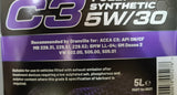 Granville 5w30 C3 Fully Synthetic Engine Oil 5L Low Saps
