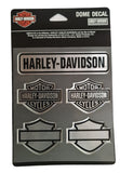 Harley-Davidson® Bar & Shield Domed Decal Kit