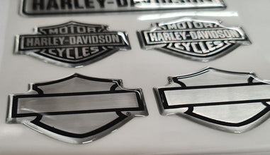 Harley-Davidson® Bar & Shield Domed Decal Kit