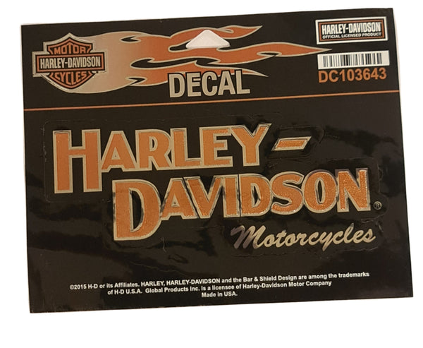 Harley-Davidson® Block Decal