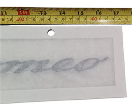 'Alfa Romeo' Badge, Gloss Black - Alfa Romeo Junior