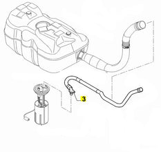 Fuel Hose - Ducato 202 Diesel