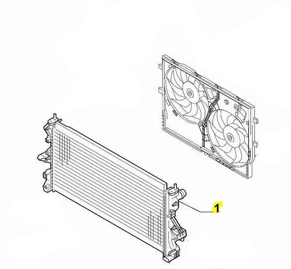 Coolant Radiator - Ducato