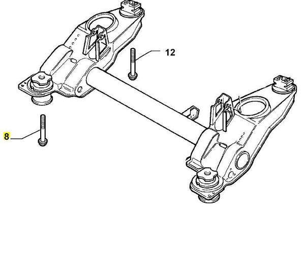 Rear Subframe Bolt - Coupe