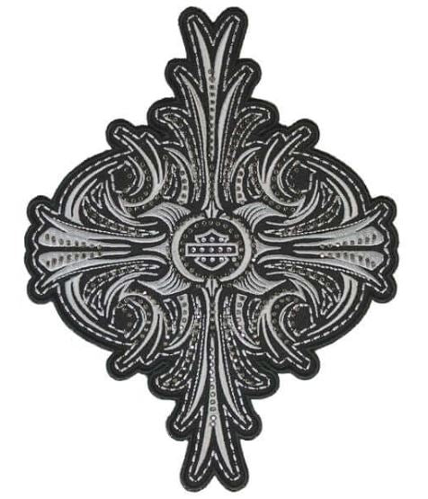 Harley-Davidson Studded Cross Sew-on Patch