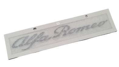 'Alfa Romeo' Badge, Gloss Black - Alfa Romeo Junior