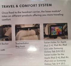 Tablet Holder for Apple iPad 2-4 Seat