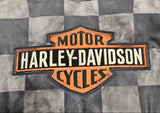 Harley Davidson Women's Vintage Race-Inspired Leather Jacket XXL