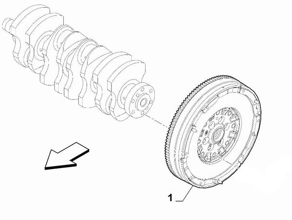 Flywheel - 1.6 Diesel