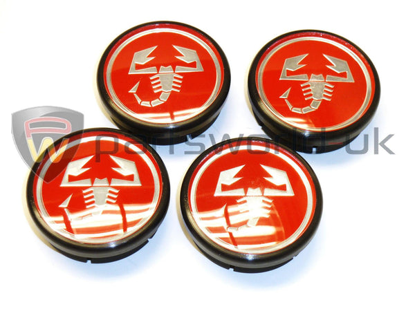 Genuine Alloy Wheel Centre Caps - Punto Evo Abarth