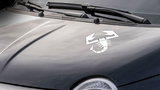 Scorpion Bonnet Decal - 500 Abarth