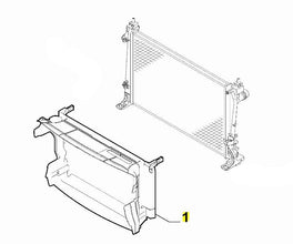 Radiator Cowl - 500 1.0 Hybrid