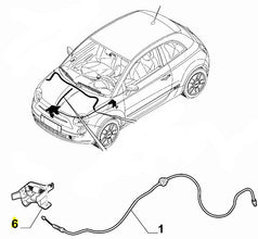 Bonnet Lock / Catch - 500E