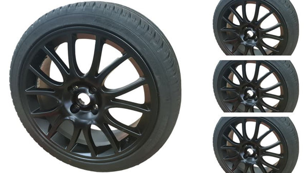 17" Black Alloy Wheel & Tyre Kit - 500 595 Abarth