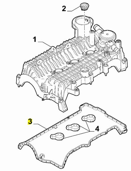 Rocker Cover Gasket - 500X 1.0