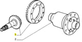 Rear Diff Gear & Pin - 155 & Delta