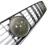 Upper Front Bumper Grille, Grey - Grande Punto