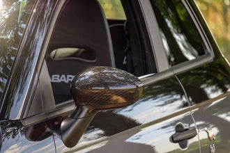 Koshi Carbon Fibre Mirror Covers - Abarth 500 / Grande Punto / Punto Evo