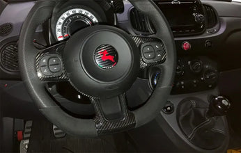 Koshi Carbon Fibre Steering Wheel Trim - 595 Abarth 2016>