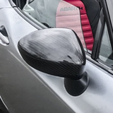 Koshi Carbon Fibre Mirror Caps - Abarth 124 Spider