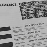 Genuine Suzuki Rear Sports Style Spoiler - ZUM BOOST BLUE | 990E0-68L05-000