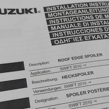 Genuine Suzuki Rear Sports Style Spoiler - ZUM BOOST BLUE | 990E0-68L05-000