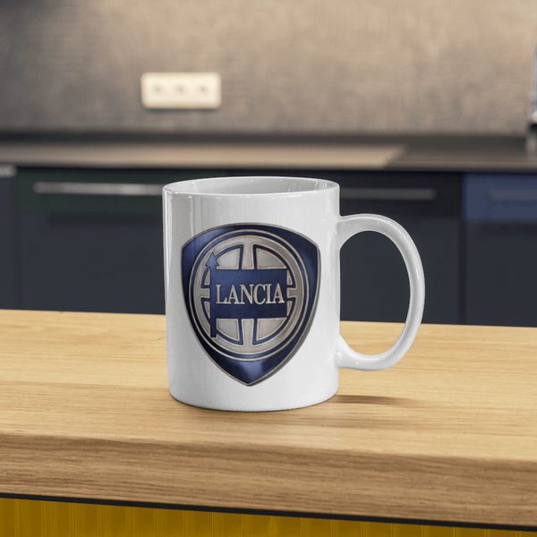 Lancia Logo Mug - Made to order - Partsworld-UK - lancia mug