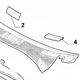 Scuttle Inspection Cover - 500 Electric (Right Hand Drive)