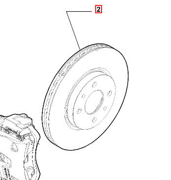 Front Brake Disc - 500 2007 - 2015