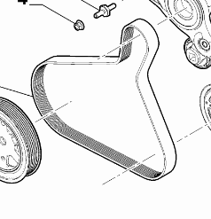Auxiliary Belt - Tonale, 500X, Tipo