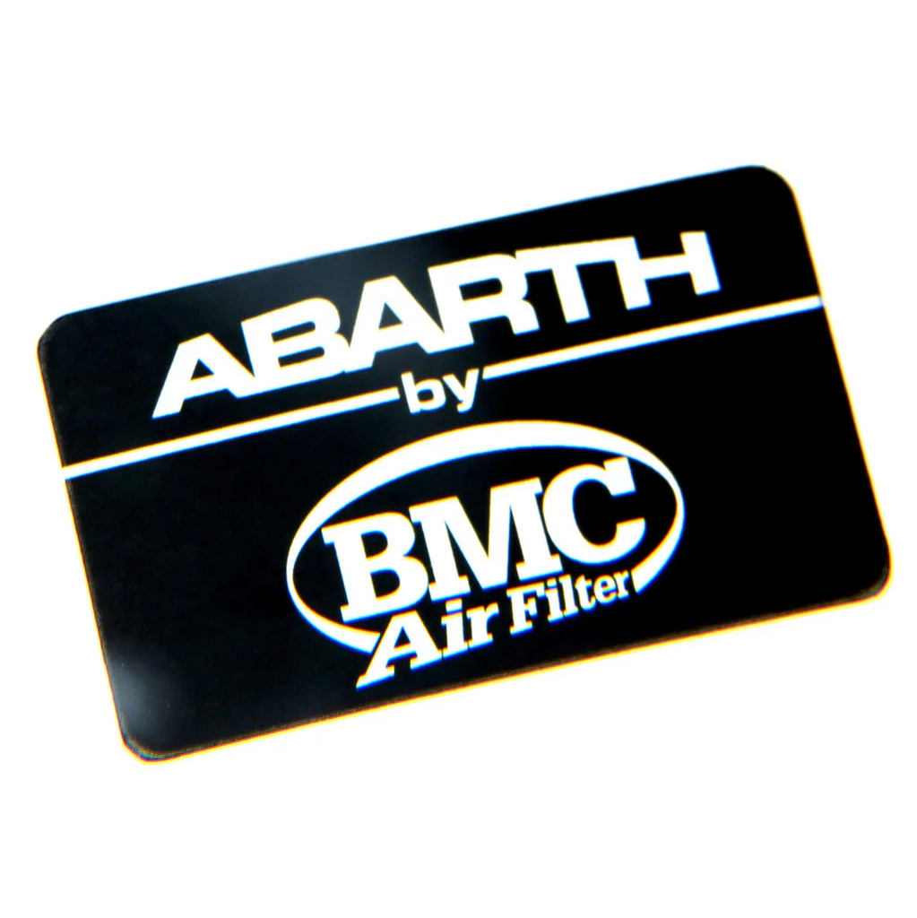 Badge "Abarth by BMC Air Filter" - Abarth