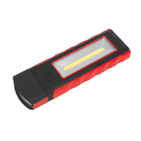 Magnetic Pocket Light 3W + 0.5W COB LED - Red