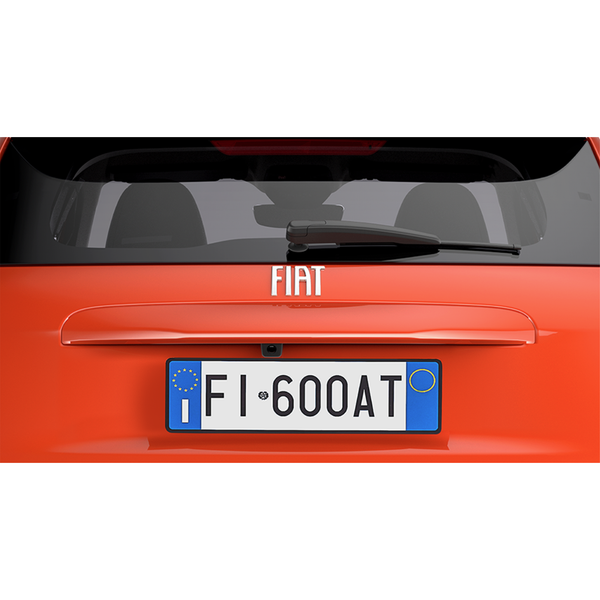 White Rear Badge - 600