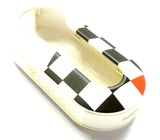 Key Cover - White Check - 500