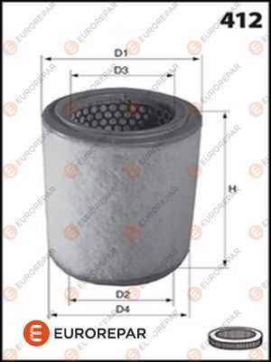 Eurorepar Air Filter - Giulietta 1.4l & 2.0l