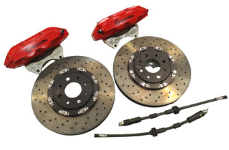305mm Brembo Big Front Brake Kit (Red) - Abarth 500/595/695