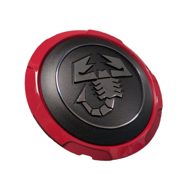 Centre Cap (Red & Black) - Abarth 500/595/695 & Punto Evo