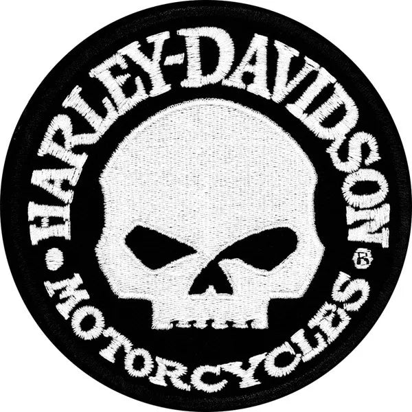 Harley-Davidson Skull Sew-on-patch
