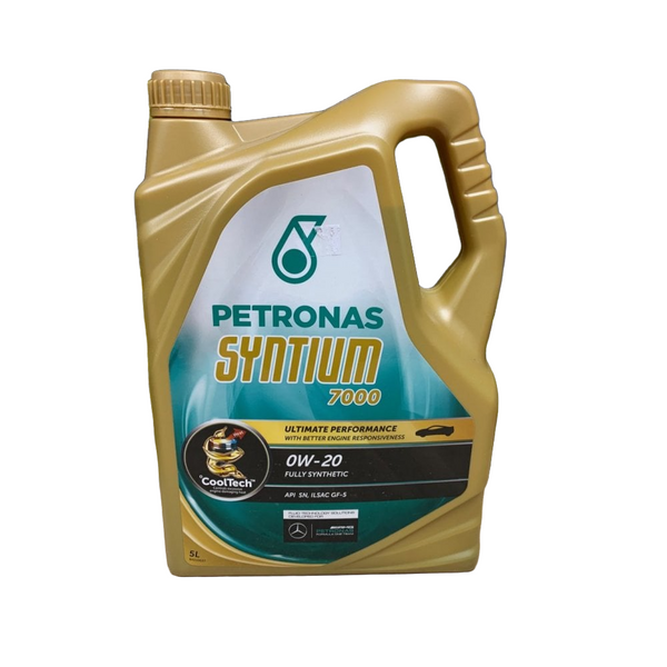Petronas Syntium 7000 0W-20 Engine Oil - 5 Litre (API SN, ILSAC GF-5)