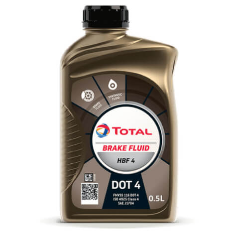 Brake Fluid, Total Hbf 4 Oem+ 500ml