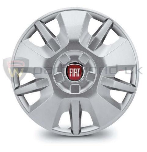 set of FOUR Brand new, Genuine Fiat 15 inch wheel trims to fit the Fiat ...