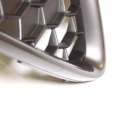 ABS Kunststoff Frontgrill Kühlergrill schwarz chrom für Emblem für VW ABS Kunststoff Frontgrill Kühlergrill schwarz chrom für Emblem für VW