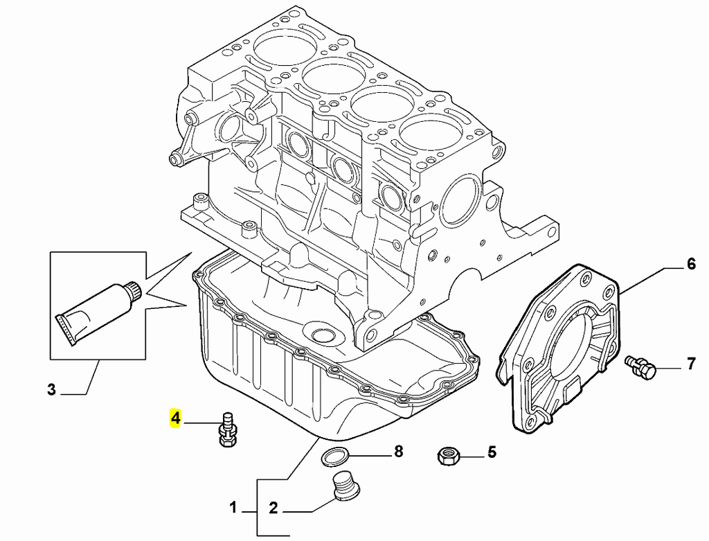 Sump Bolt - Abarth - Partsworld-UK - 18750624
