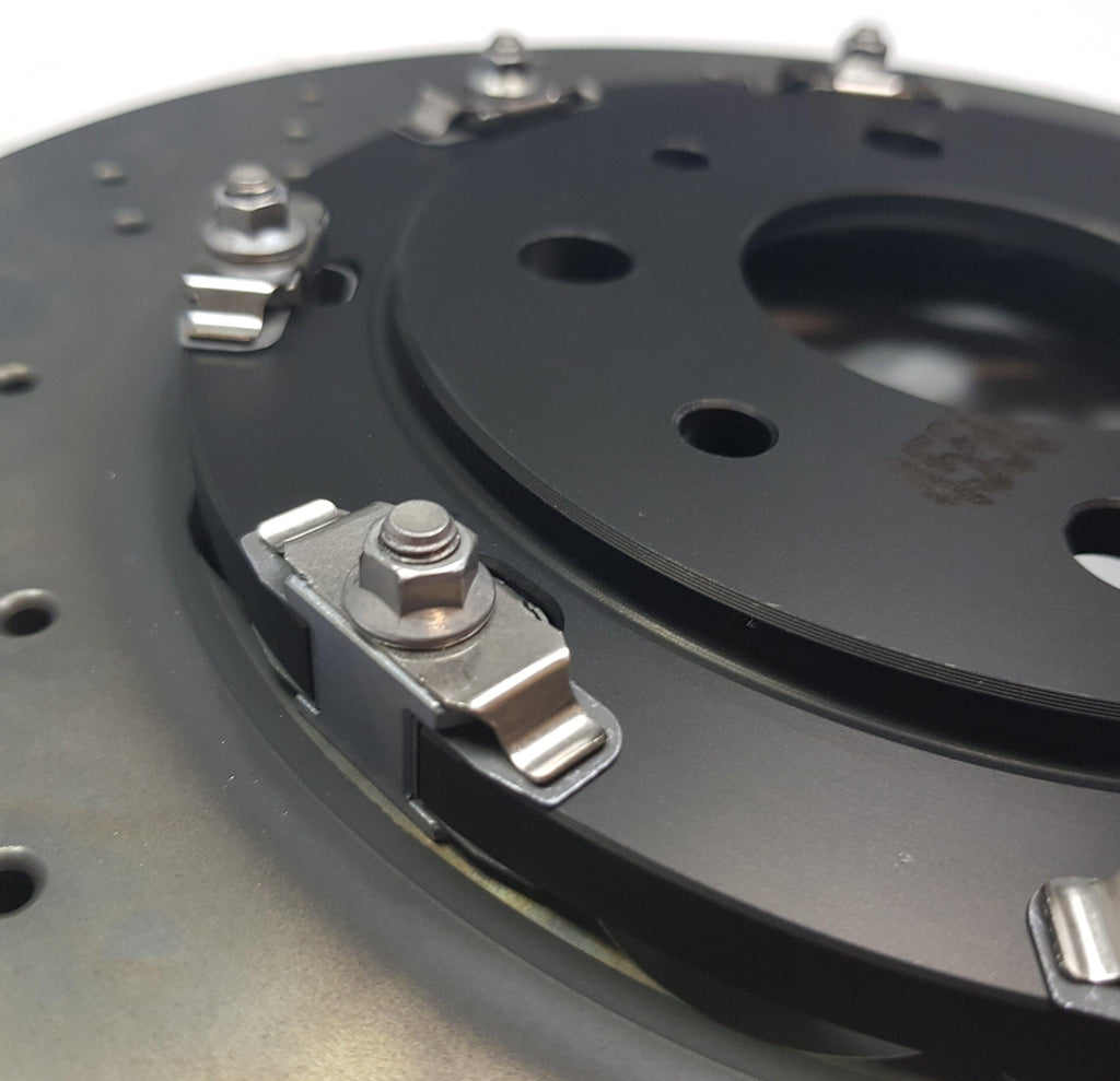 PowerSport Front - Brakes & Rotors Kit |Front Brake Pads| Brak Black Zinc Plated